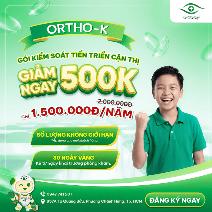 Ưu đãi gói kiểm soát tiến triển cận thị