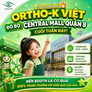 Ngày hội khám mắt và kiểm soát cận thị cùng Ortho-K Việt tại Central Premium