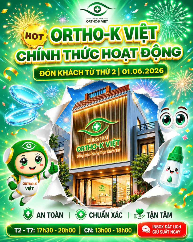 Phòng khám mắt trung tâm Ortho-K Việt chính thức đi vào hoạt động